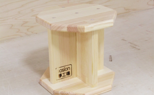 手作り木製 正座用補助椅子高さ 20ｃｍ【007D-056】