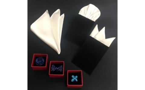 ラぺルピン3個セット+ポケットチーフ【038C-002】