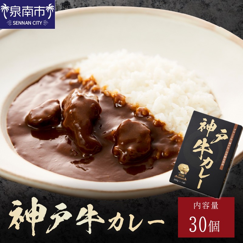 神戸牛カレー200g×30個セット【108A-005】