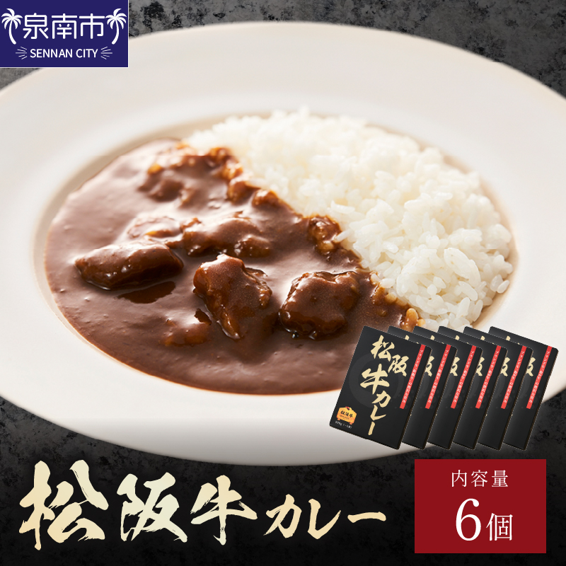 松阪牛カレー 200g×6個セット【108C-001】