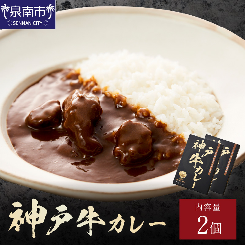 神戸牛カレー 200g×2個セット【108D-003】