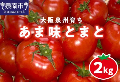 大阪泉州育ち あま味とまと 2kg【051D-009】