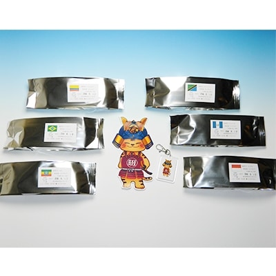 焙煎仕立て　世界の珈琲ギフト150g6本