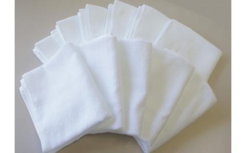 泉州タオル 総パイル 白タオル 12枚入り 210匁