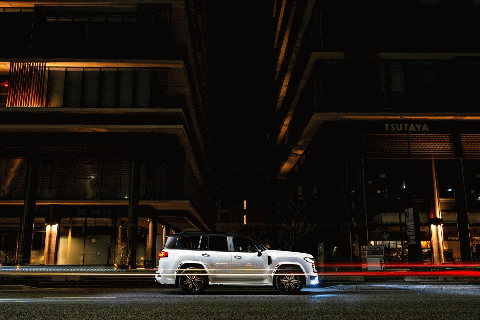 【トヨタ 300系 ランドクルーザー】 ピラーパネル 4ピース （AES製） 【カーボン柄 ブラック仕様】 2312-9140 自動車 車 パーツ カスタム TOYOTA LAND CRUISER 300 VJA300W FJA300W