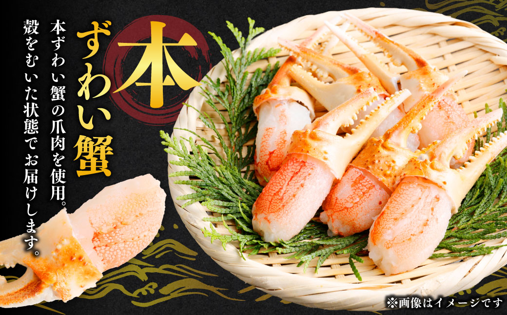 本ズワイ蟹  カニ 生爪セット 400g