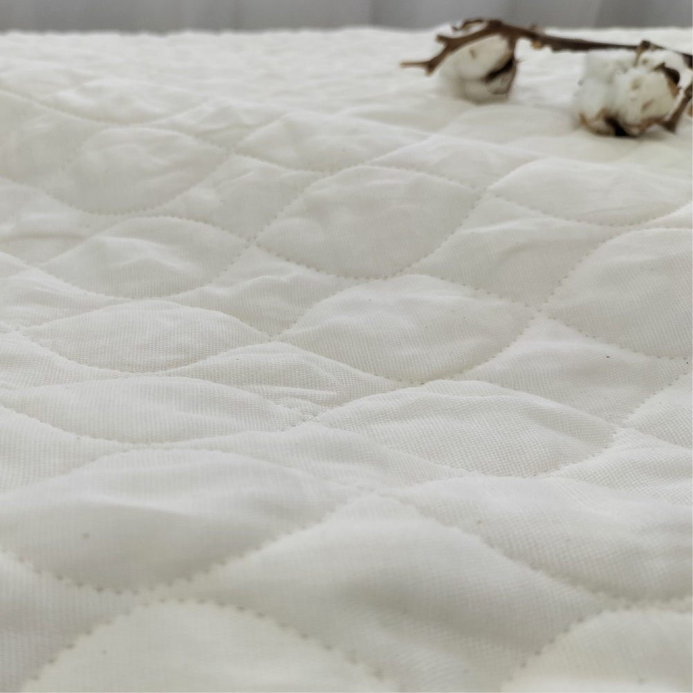 【ダブルサイズ】オーガニックコットンガーゼ敷きパッド ダブルサイズ