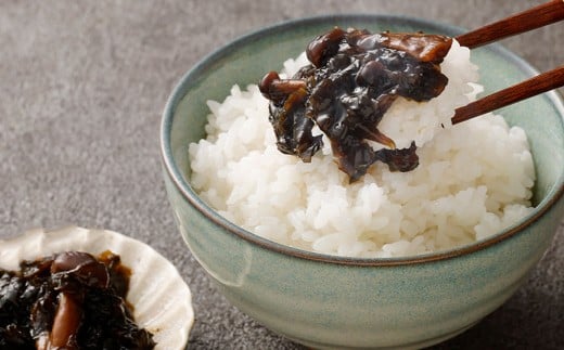 大阪産わかめ佃煮 (しめじ入り) 80g×3袋 合計240g わかめ ワカメ 佃煮 しめじ 惣菜 おかず ご飯 ごはん 簡単調理 冷蔵