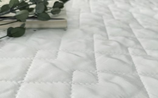 【グレー】シルキーコットン まくらパッド2枚組M【43×63cm】