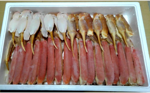 生ずわい蟹 ハーフ ポーション 2.0kg 【16】