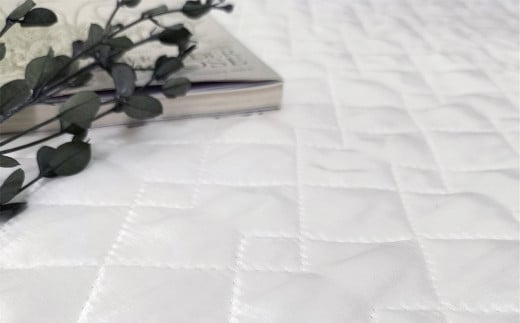 【ホワイト】シルキーコットン まくらパッド2枚組M【43×63cm】