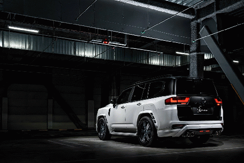 【トヨタ 300系 ランドクルーザー】 ピラーパネル 4ピース （AES製） 【カーボン柄 ブラック仕様】 2312-9140 自動車 車 パーツ カスタム TOYOTA LAND CRUISER 300 VJA300W FJA300W