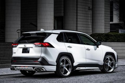 【ソナー無車用】 【トヨタ 50系 RAV4】 ラヴライン フロントグリル （AES製） 【つや消し ブラック仕様】 2411-4710 自動車 車 パーツ カスタム TOYOTA RAV4 MXAA54 AXAH54