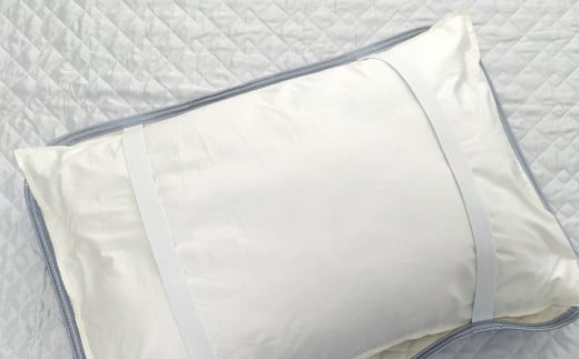 【グレー】シルキーコットン まくらパッドM【43×63cm】