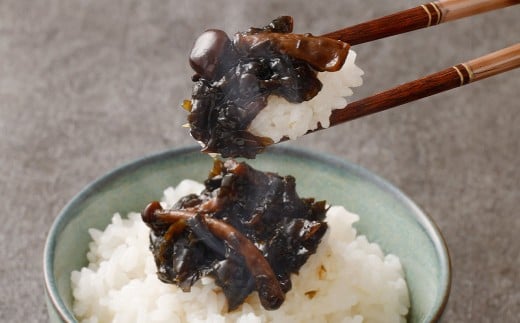 大阪産 わかめ佃煮 （しめじ入り） 80g×4袋 計320g わかめ ワカメ 佃煮 しめじ 惣菜 おかず ご飯 ごはん 簡単調理 冷蔵