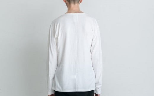 【ホワイト】 EIJI LONG SLEEVE T－SHIRT 【 長袖 ・ クルーネック 】 _SM18-1