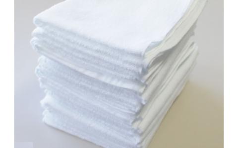 泉州タオル 総パイル 白タオル 12枚入り 210匁