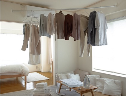 首振りピン式物干し kururi クルリ