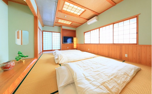 厚みがしっかりあり、程よい弾力性をもった敷布団で気持ちよくお休みいただけます