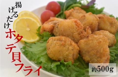 北海道産 （噴火湾） 揚げるだけ ホタテ貝 フライ （約500g） ほたて 帆立 ほたてフライ 帆立フライ 冷凍 国産 おかず 揚げ物 簡単調理 大阪府 阪南市