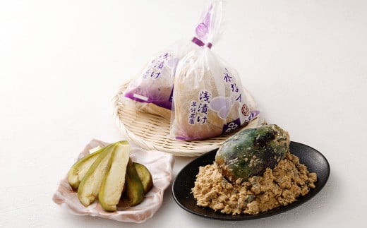 【先行予約】水なすの浅漬け 6個+水ナスコンフィチュール （期間限定）【2026年5月上旬から9月上旬発送予定】｜ 浅漬け 漬物 つけもの 野菜 水なす 水ナス 水茄子 なす ナス 茄子 泉州水なす 大阪府 阪南市