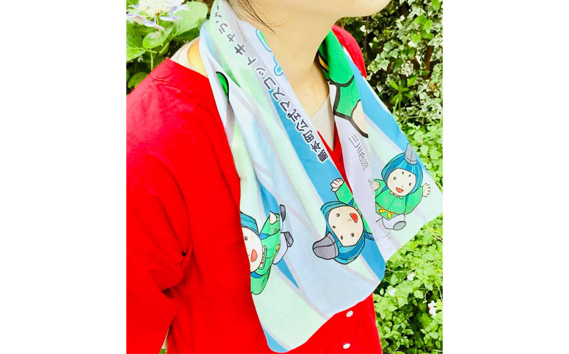 みづまろくん「ミニぬいぐるみ＋手ぬぐい」 ／ ご当地キャラクター ご当地 キャラ マスコットキャラクター マスコット ゆるキャラ キャラクターグッズ オリジナル 応援 地域応援 かわいい 可愛い 癒し 癒やし みづまろくん 大阪府