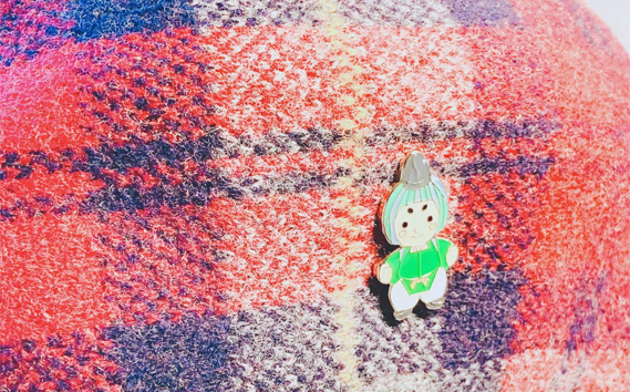 みづまろくん「ピンバッジ」 ／ ご当地キャラクター ご当地 キャラ マスコットキャラクター マスコット ゆるキャラ キャラクターグッズ オリジナル 応援 地域応援 かわいい 可愛い 癒し 癒やし みづまろくん 大阪府