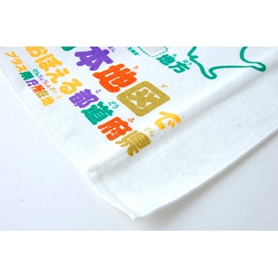 光で変わる!日本地図でおぼえる都道府県タオル(知育タオル)