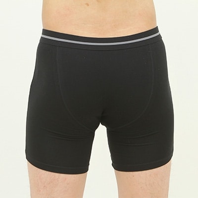 NEWフィフティボクサーパンツ(失禁パンツ・尿漏れパンツ)　ブラック　Lサイズ　1枚