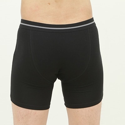 NEWフィフティボクサーパンツ(失禁パンツ・尿漏れパンツ)　ブラック　LLサイズ　3枚組