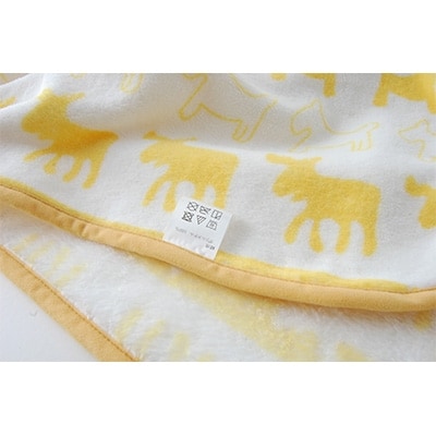 北欧 ベビー毛布　70×100cm(クリーム)
