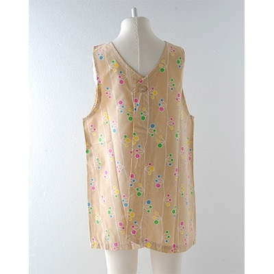 nordic+japan 子どもエプロン (キッチン・ツボミ・ブラック)※ブロード素材