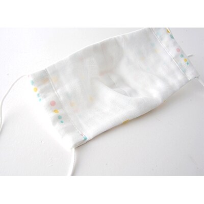 立体マスク 大人用(ミニフラワー・ラベンダー) 2枚セット