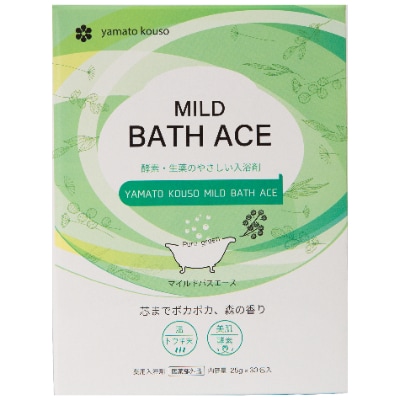 癒しの入浴剤!薬用酵素入浴剤「マイルドバスエース」1箱(25g×30包)