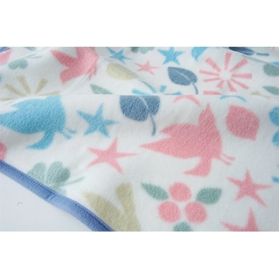nordic+japan　ベビー毛布 70×100cm トリ