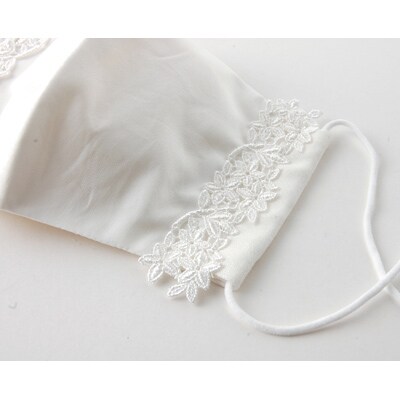 高級レース 立体マスク 大人用 2枚セット (エンブロイダリー+フェリーチェ) 