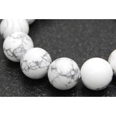 ハウライト/マグネサイト「純粋・無垢」天然石/半貴石 ブレスレット