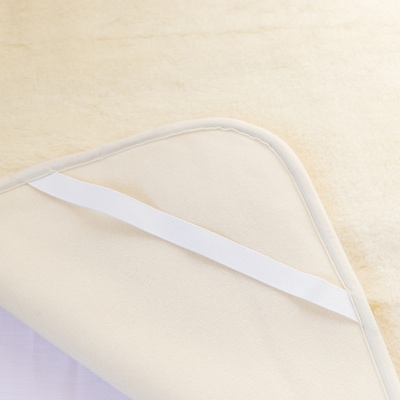 洗えるムートン調ウールシーツ　ムートン調ウール敷き毛布　シングルサイズ　100cm×205cm