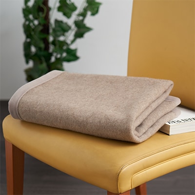 カシミヤ毛布　ひざ掛けサイズブランケット　70cm×100cm