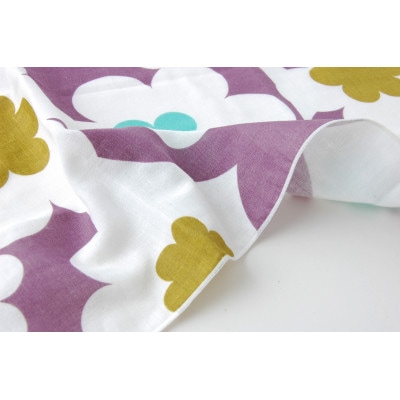 nordic+japan　ガーゼ ふきん 2枚組 (つぼみ・ブラック)