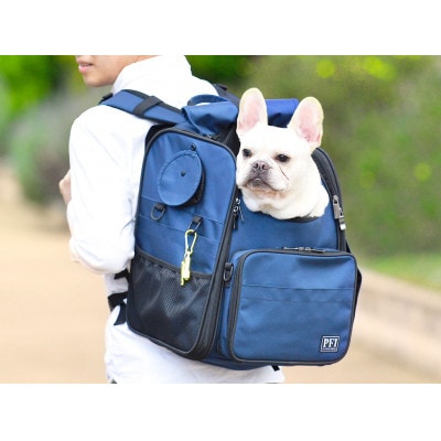 PFIキャリーバッグ　【コンパクトタイプ/カーキ】　ペット防災×アウトドアペットキャリーバッグ