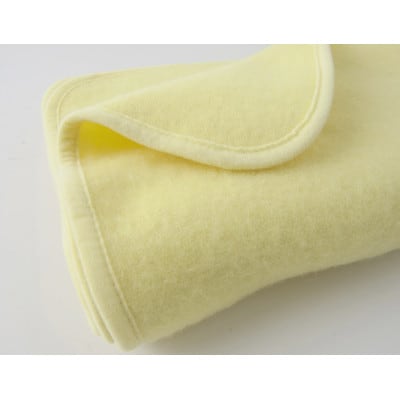 ベビー毛布(アクリル)80×100cm　イエロー