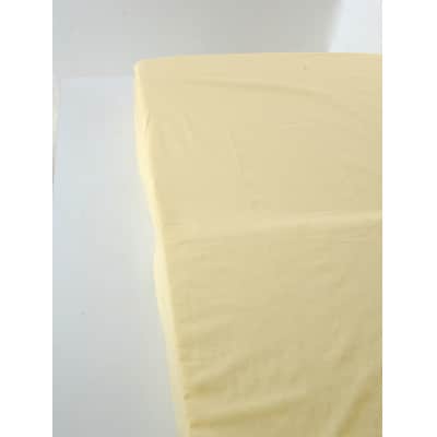 らくらく簡単 ボックスシーツ シングル (クリーム)　