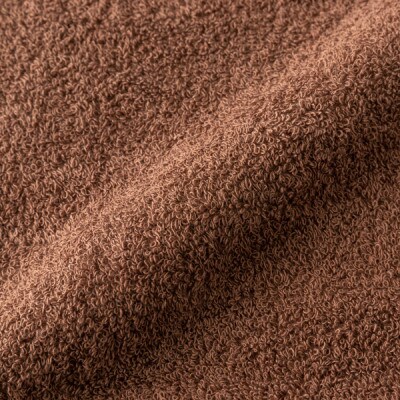 泉州産フェイスタオル320匁ポークフェイスの刺繍入り色:ブラウン3枚セット