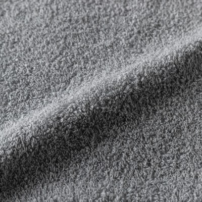 泉州産バスタオル800匁ポークフェイスの刺繍入り　色:グレー3枚セット