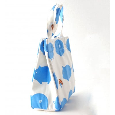 nordic+japanの保冷ランチバッグ　2個セット(ブタ・ブルー+モダニズムPA)