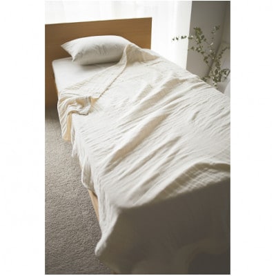 【ギフト包装対応】素材の匠　オーガニックコットン5重ガーゼ毛布2枚セット