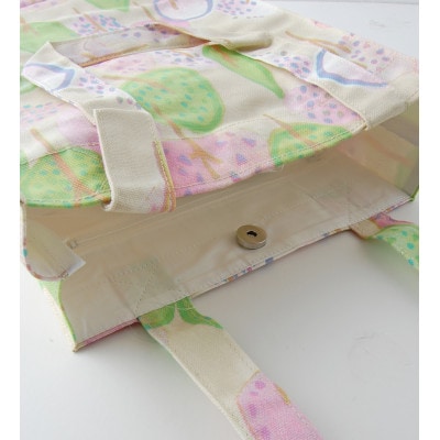 nordic+japan　トートバッグ 2個セット (アヒル・ピンク+ブルー)