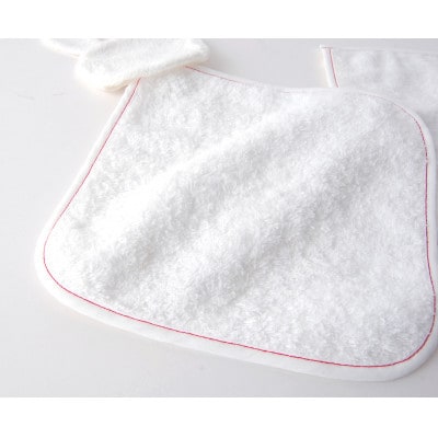 ハンドタオル(うさぎ ループあり・なし) 2枚セット