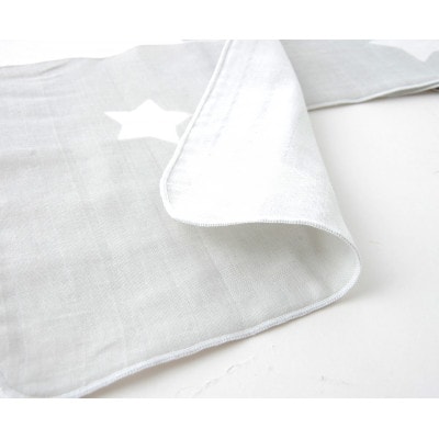 ガーゼハンカチ トゥインクルスター GY 5枚組